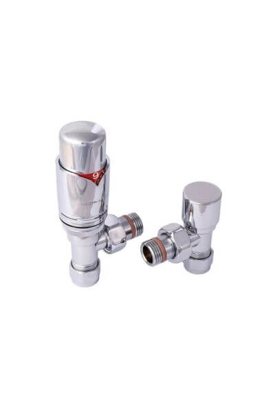 Angle Valve Rvt RadCen TRV Angle Valve Set | Designer Radiators | Shop Online