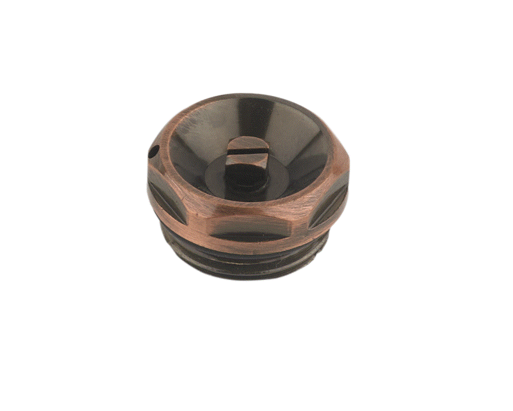 Radiator Air Vent finished in antique copper