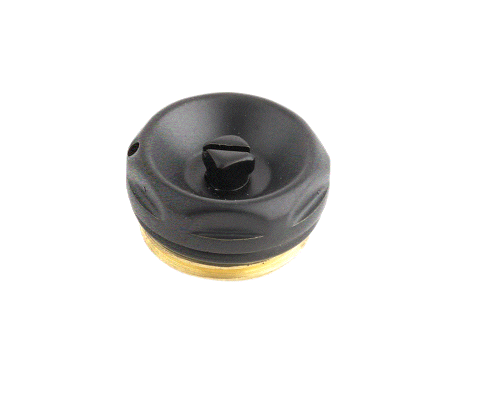 Radiator Air Vent finished in black