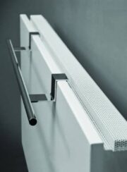 Jaga Linea Plus Wall Mounted Energy Efficiency Radiator in white with Chrome towel Bar