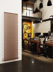 Horseshoe Vertical Radiator in Historic Copper