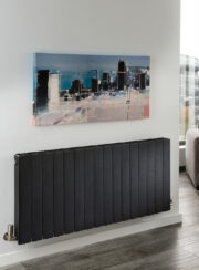 Chic Aluminium Radiator in Textured Matt Black