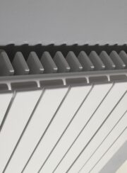 Rosy Max Energy Efficient Radiator in RAL 9016 Detail