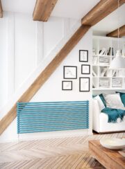 Horseshoe Horizontal Radiator in RAL 5015