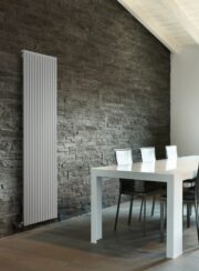 Horseshoe Cubed Vertical Radiator in RAL 7035