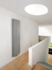 Acro Wall Radiator in Sandblast Grey