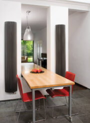 Acro Wall Radiator in Sandblast Grey