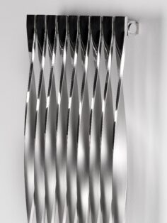 Twister in Polished and Brushed Stainless Steel