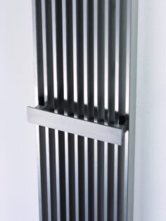 Veneto Stainless Steel Radiator in Brushed Stainless Steel