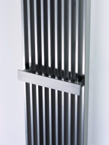 Veneto Stainless Steel Radiator in Brushed Stainless Steel