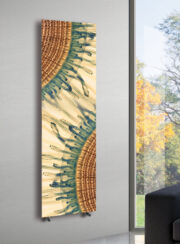 Marco Natural Frame Designer Radiator Art Picture by Cordivari in light airy living space