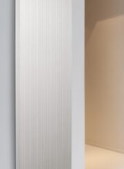 Bryce aluminium radiator in white