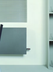 Linea Plus Wall Mounted Sandblast Grey in Study
