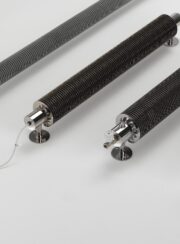 Flow Form Low industrial style radiator in RAL 9010