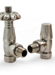 RadCen Abbey Traditional TRV Valve Set in Satin Nickel