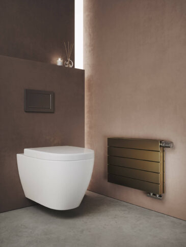 Viola Horizontal - A flat tubed radiator which will fit seamlessly into any style of living.