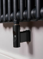 Tuba Electric Radiator Vertical Heating Element in Anthracite Grey