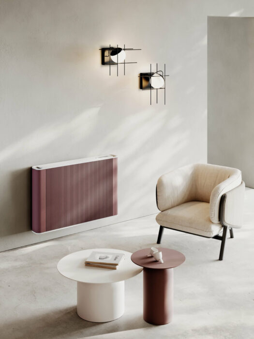 Run Heating Cooling Fan Coil Radiator for Heat Pumps by Cordivari