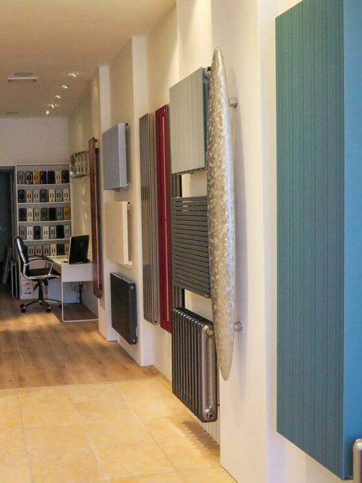 islington showroom wall