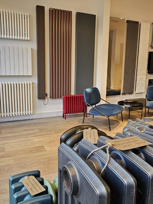 Bristol showroom vertical wall