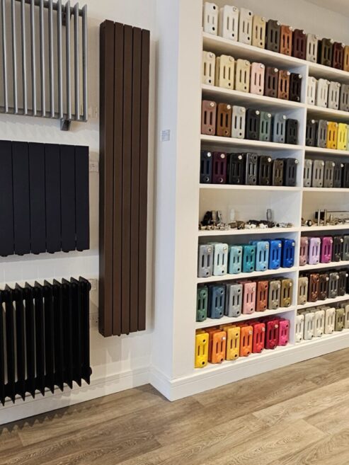 Bristol showroom tuba wall