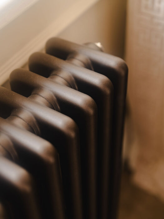 Metallic Brown traditional radiator