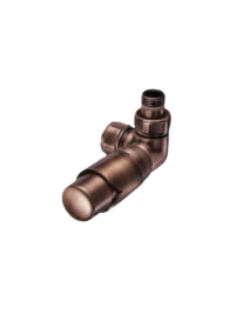 Corner valve in copper