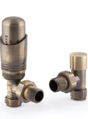 Essential TRV Angle Valve in Antique Brass finish