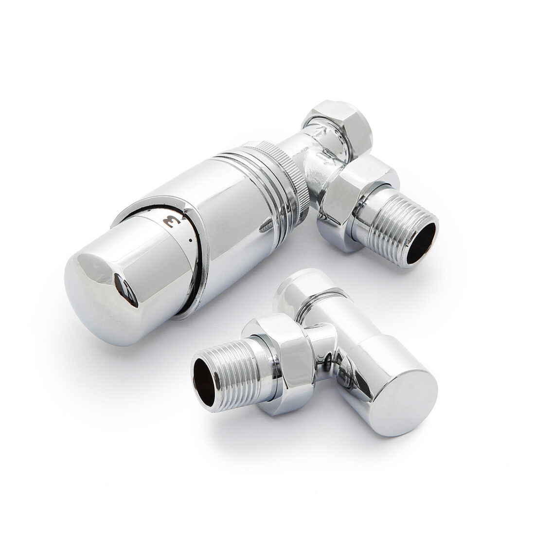 Angle Valve Rvt Essential TRV Angle Valve Set | Designer Radiators | Shop Online