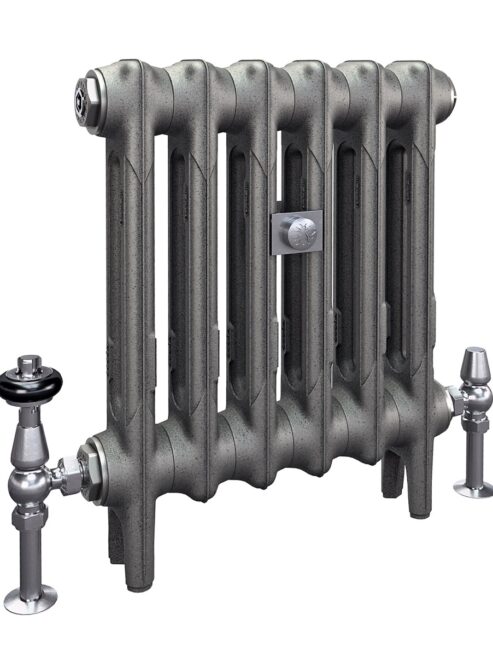Mercury 2 Column cast Iron Radiator in Grey