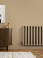 Tuba Steel Column Radiator in light brown