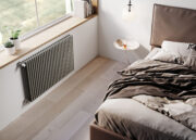 Cordivari RT25 Vertical Double Low Designer radiator under window finish RAL7030