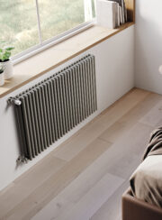Cordivari RT25 Vertical Double Low Designer radiator under window finish RAL7030