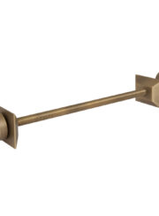 Natural Brass Whitworth Retaining Stay for cast iron radiator with bee logo