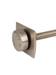 Satin Nickel Whitworth Retaining Stay for cast iron radiator with bee logo