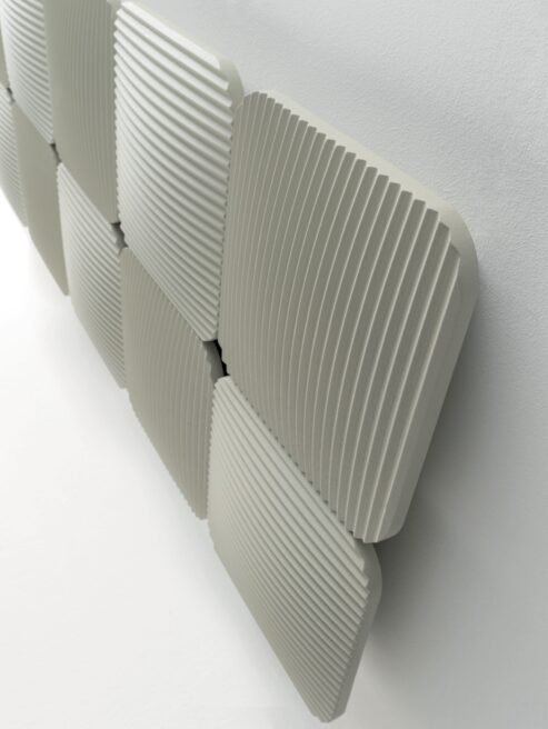 Antrax Lana Aluminum Designer Radiator in white detail picture 1