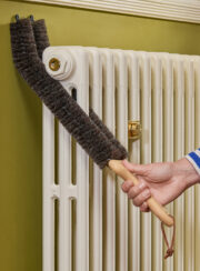 Redecker Radiator Brush Cleaning White Cast Iron Radiator