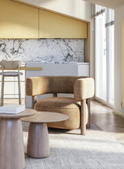 Duoline Smooth Vertical F&B Dayroom Yellow Main