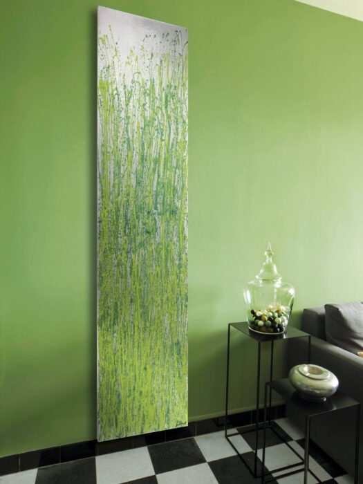 Cinier Spring Green Stone Vertical Radiator